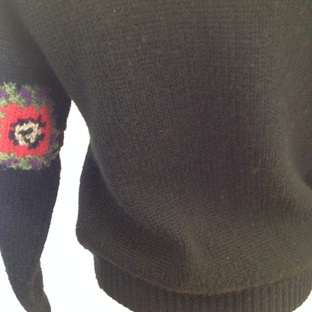 100% Wool Chunky knit crew neck Sweater - Picture 8 of 9